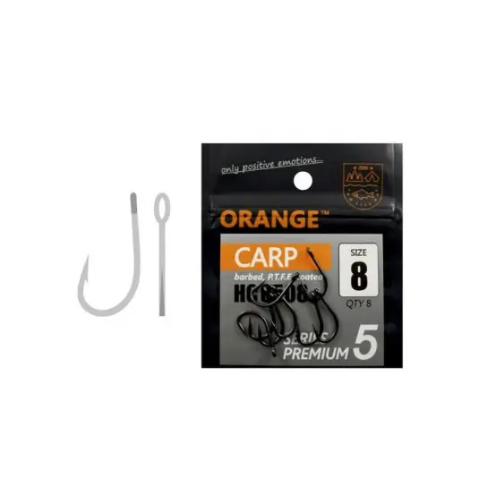 Carlige Orange PTFE Coated Series Premium 5 Nr.4 Cumpără online