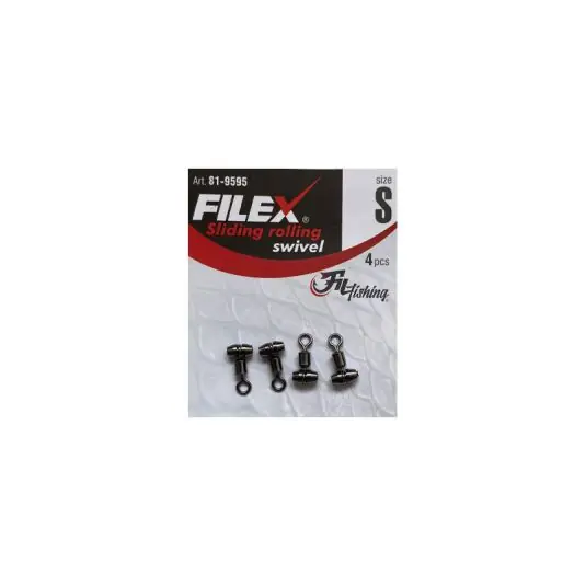 Vartej Filfishing Filex Sliding Rolling Swivel, Small Cel mai bun preț