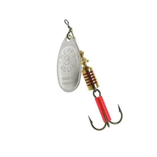Chilipir Lingura Rotativa Mepps Aglia, marimea 0, Silver, 2.5gr