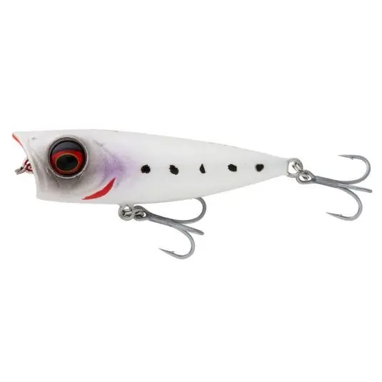 Transport gratuit Vobler Savage Gear Micro Popper 4.3cm/3g, culoare Snow White