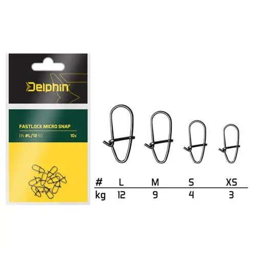 Agrafe Delphin Fastlock Micro 3kg - XS Calitate înaltă