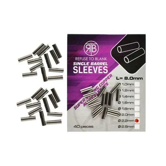 Bride pentru sertizat RTB Single Barrel Sleeves 2.2mm Ofertă specială