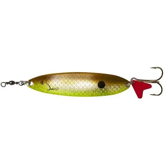 Lingura oscilanta DAM Slim Standard Spoon Sinking 6.5cm/16g, culoare Blue Chartreuse UV Vezi acum