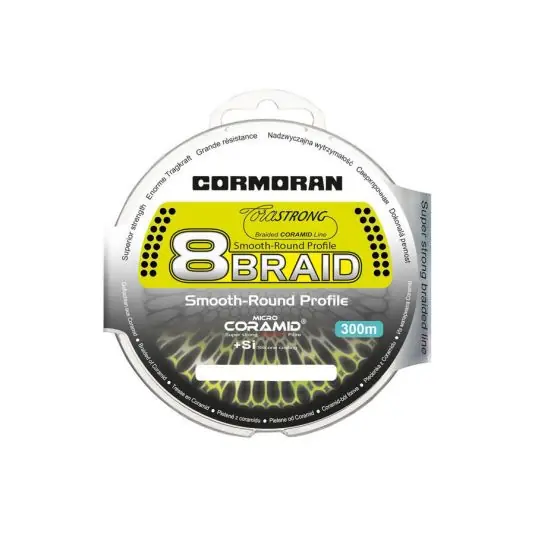 Fir textil Cormoran Corastrong 8X Braid Green 0.20mm/15.1kg/300m Mai ieftin