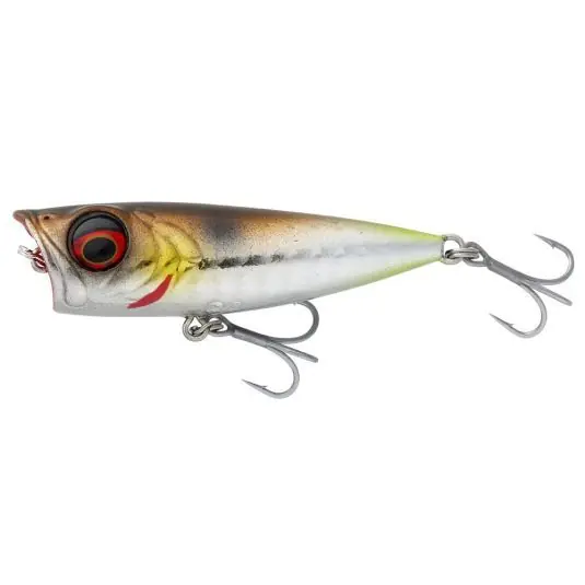 Vobler Savage Gear Micro Popper 5.5cm/5.4g, culoare Brown Mullet Preț promoțional