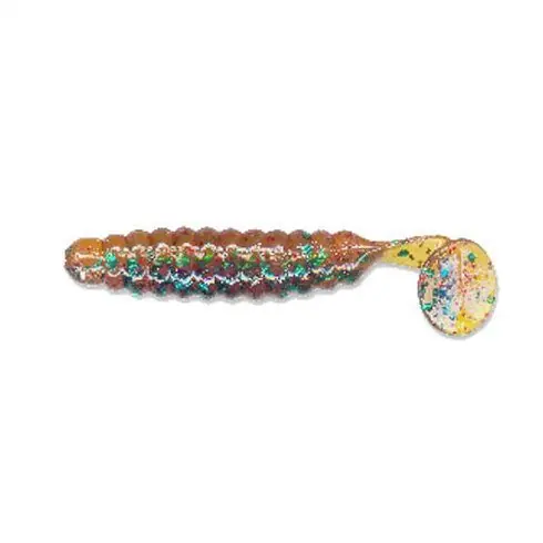 Noutate Grub Slider Crappie Grub 1.5" - Muscadine