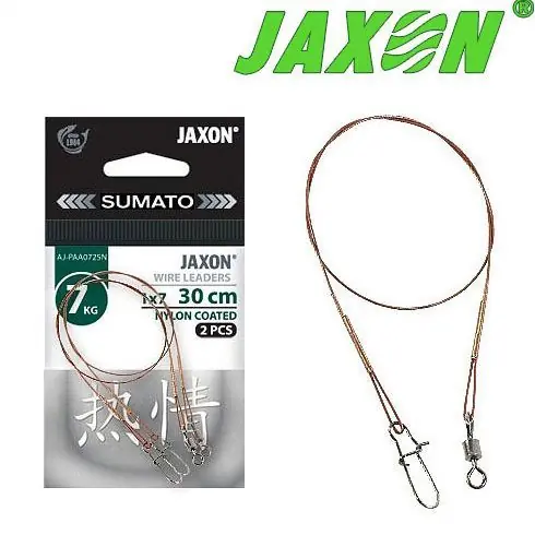 Strune Jaxon Sumato Nylon Coated 1x7 25cm/10kg - 2buc/plic Vezi acum