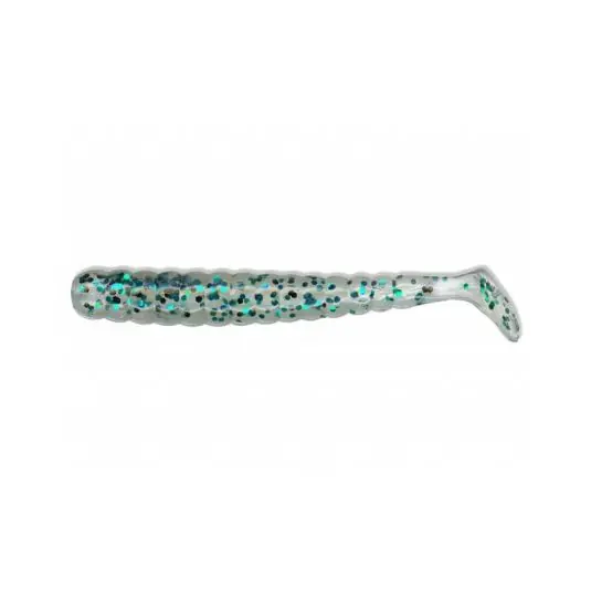 Grub Slider Bass Grub 7.6cm, culoare Smoke Bluegill Plată sigură