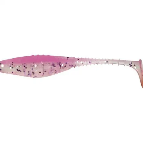 Shad Dragon Belly Fish 5cm, culoare Clear Pink Plată securizată