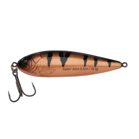 Lingura oscilanta Abu Garcia Rattlin' Atom 9.5cm/16.5g, culoare Burbot Reducere de preț