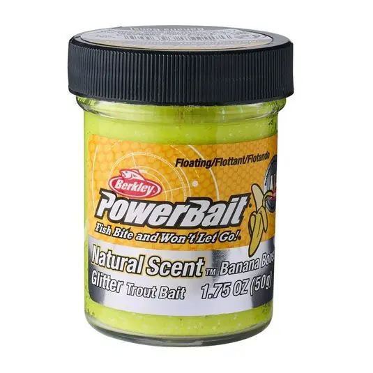 Preț promoțional Pasta Berkley PowerBait Trout Dough Fruits Sunshine Yellow 50g