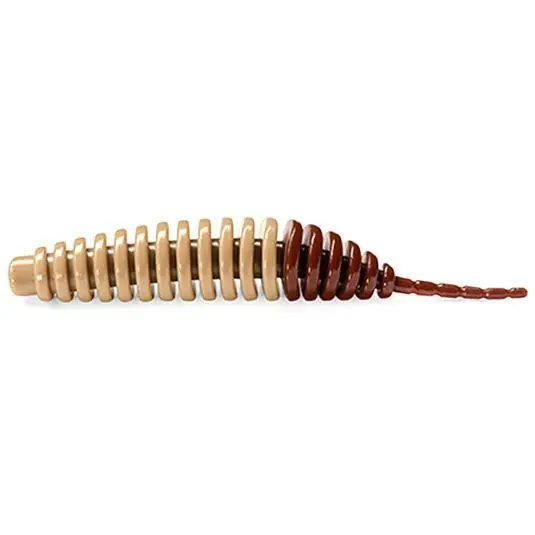 Worm FishUp Tanta Garlic 5cm, culoare Coffee Milk Earthworm Plată sigură