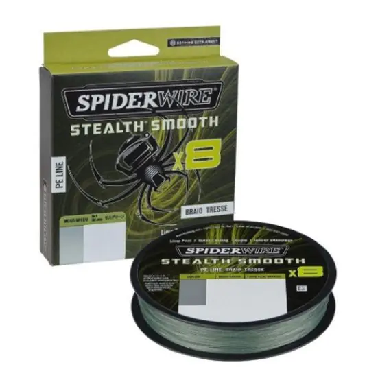 Transport gratuit Fir textil Spiderwire Stealth Smooth 8 Moss Green 0.29mm/26.40kg/150m