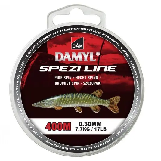 Fir monofilament DAM Damyl Spezi Line Pike Spin 0.35mm/300m Retur ușor