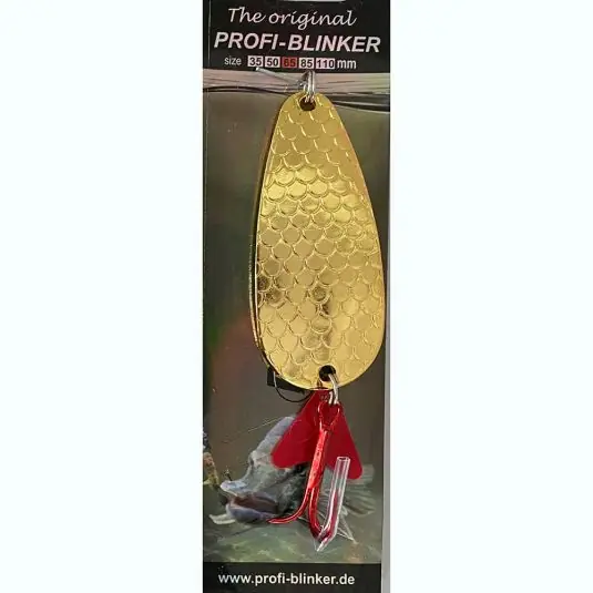 Lingura oscilanta Profi Blinker The Original 6.5cm, culoare Gold Livrare rapidă