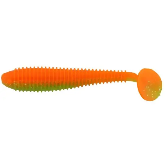 Retur gratuit Grub Bass Assassin Lit'L Boss 9cm, culoare Cantaloupe