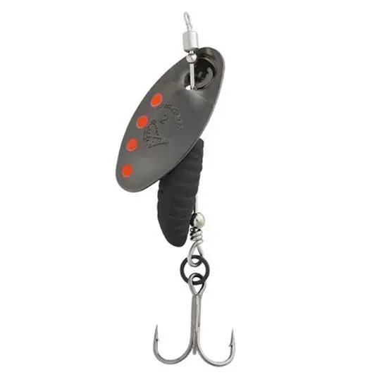 Lingura rotativa Savage Gear Grub Spinner, marime 1, 3.8g, culoare Black Red Black Mai ieftin