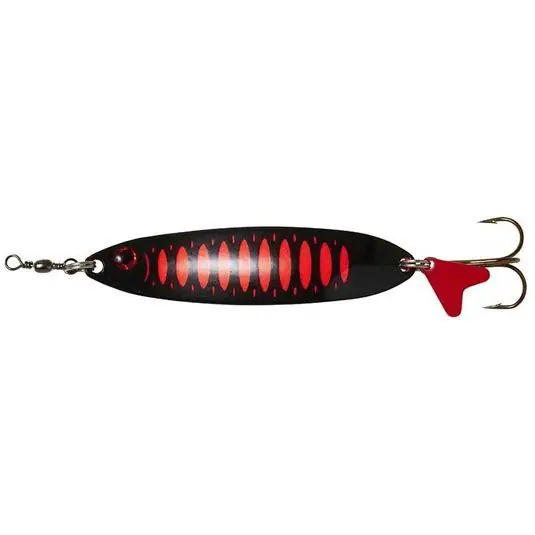 Lingura oscilanta DAM Slim Standard Spoon Sinking 8cm/24g, culoare Black Orange UV Cel mai bun preț
