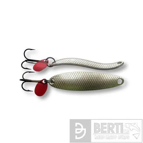 Chilipir Lingura oscilanta Bertilure Taifun Nr. 1, amprenta Patrate, culoare Silver, 8 gr.