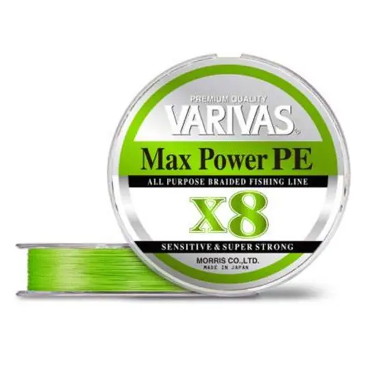 Varivas Max Power PE X8 Lime Green 0.165mm/20.2lb/150m Cumpără online