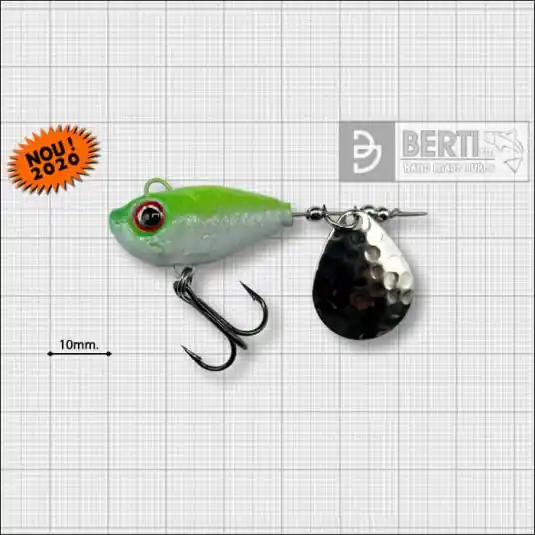 Ofertă specială Bertilure Fish Helic Nr.5, culoare White Chartreuse, 21g