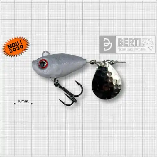 Preferatul clienților Bertilure Fish Helic Nr.5, culoare Shad, 21g