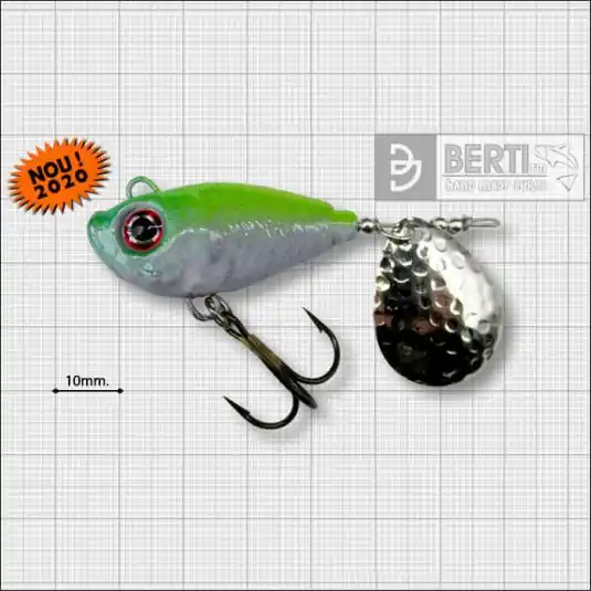 Mai ieftin Bertilure Fish Helic XXL, culoare White Chartreuse, 40g