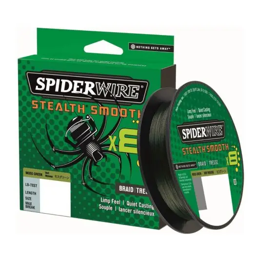 Fir Textil Spiderwire Stealth Smooth 8 Moss Green 0.23mm/23.6kg/150m Preț mic