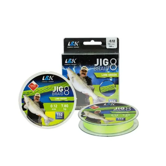 Reducere Fir textil EnergoTeam L&K Jig Braid 0.06mm/4kg/110m