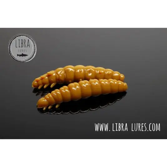 Worm Libra Lures Larva 3cm Cheese culoare 036 Reducere extra