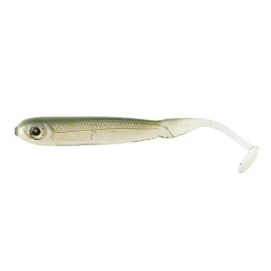 Cel mai vândut Shad Tiemco PDL Super Shad Tail ECO 10cm, culoare Inlet Magic