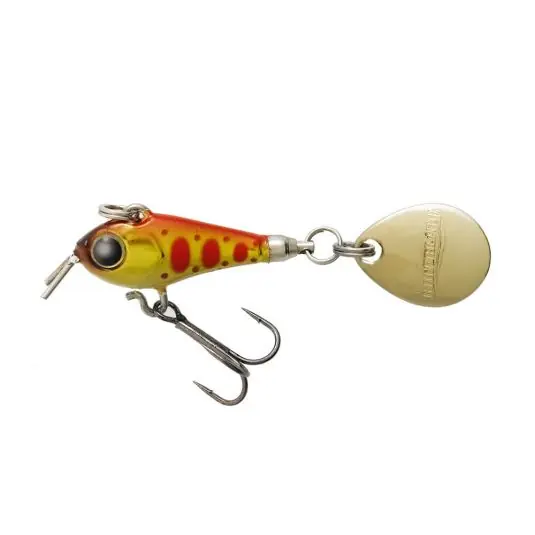 Cel mai bun preț Spinnertail Tiemco Riot Blade 2.5cm, culoare Holographic Red Gold Yamame