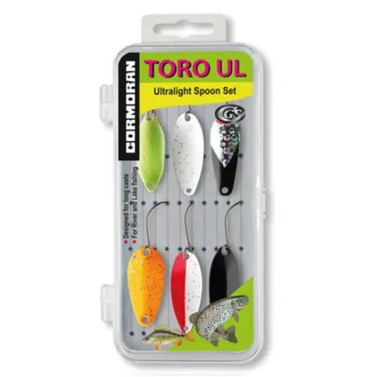 Set linguri oscilante Cormoran Toro UL Trout Spoon Set 4 Reducere extra