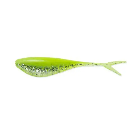 Chilipir Shad Lunker City Fin-S Shad 4cm, culoare Chartreuse Silk Ice