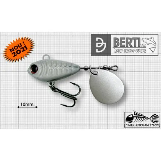 Preferatul clienților Spinnertail Bertilure Skeletonik Pro Fluo Nr.3 20g, culoare Shad