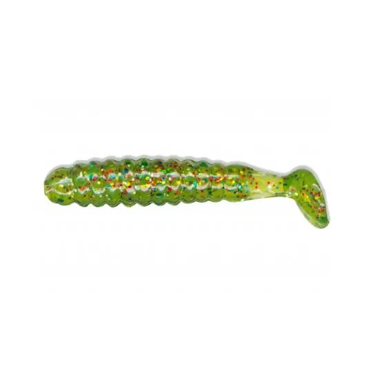 Reducere Grub Slider Crappie Panfish 3.8cm, culoare Avocado