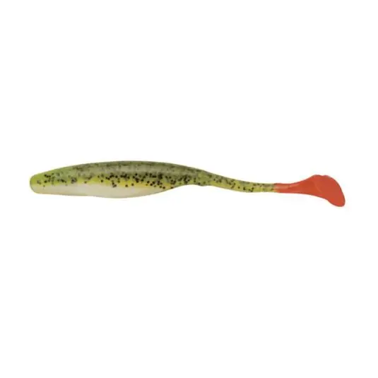 Nu rata Shad Bass Assassin Sea Shad 12.7cm, culoare Chartreuse Pepper/Fire Tail