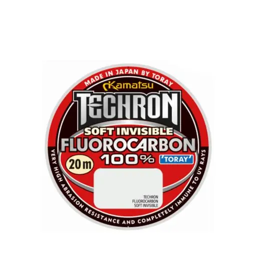 Fir fluorocarbon Kamatsu Techron Soft Invisible 0.29mm/6.10kg/20m Retur ușor