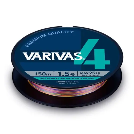 Fir textil Varivas PE 4 Stripe Marking Edition 0.148mm/15lb/150m Reduceri