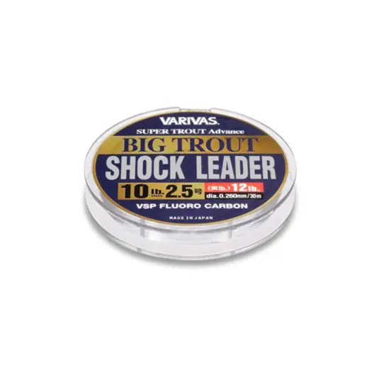 Fir fluorocarbon Varivas Big Trout Shock Leader 0.370mm/10.3kg/30m Cumpărături sigure