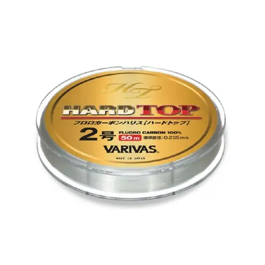 Calitate înaltă Fir fluorocarbon Varivas Hard Top Leader 0.285mm/6.8kg/50m