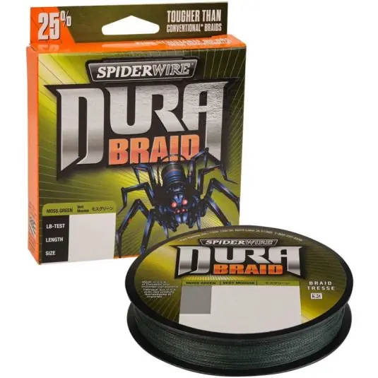 Fir textil SpiderWire Durabraid Moss Green 0.28mm/22.5kg/135m Ultima șansă