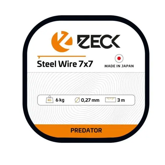 Strune Zeck Otel 0.54mm/24kg/3m Bestseller