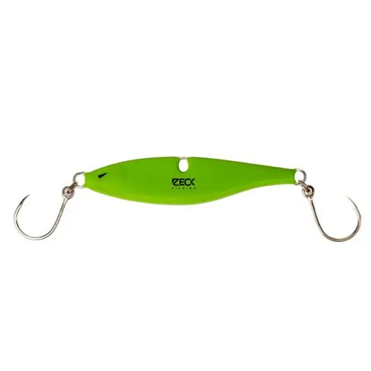 Cumpărături sigure Lingura Zeck Rattlin' Vertical Jig 85g, culoare Green