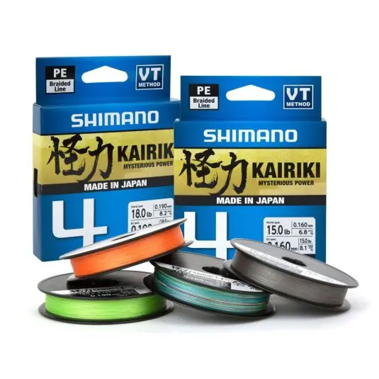 Ofertă de sezon Fir textil Shimano Kairiki 4 PE Braid Steel Grey 0.13mm/4.5kg/300m