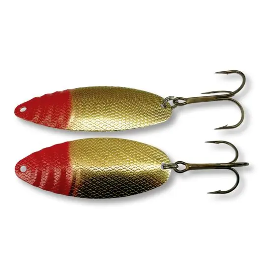 Livrare gratuită Lingura oscilanta Bertilure Irlandeza Patrate nr.2 73mm 15g, culoare Gold