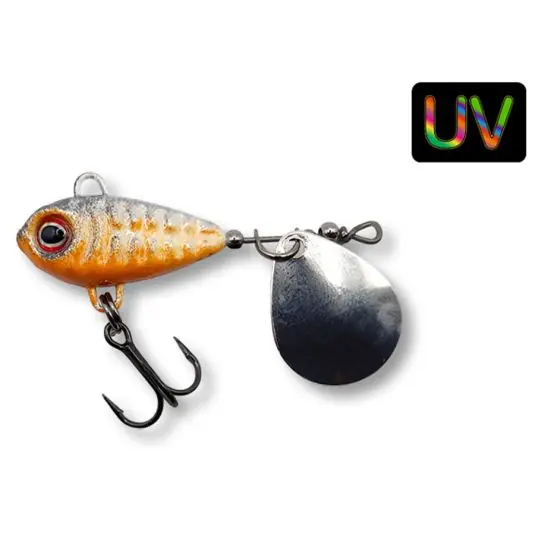 Reducere de preț Spinnertail Bertilure Helic Skeletonik Pro Colorado Nickel 16g, culoare Silver Shad