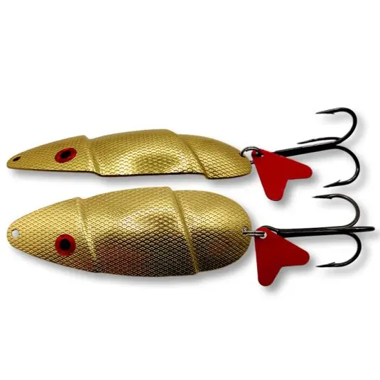 Doar azi Lingura oscilanta Bertilure Panik Gigant 95mm 16g, culoare Patrate Gold