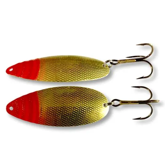 Lingura oscilanta Bertilure Irlandeza XXL 78mm 13g, culoare Patrate Gold Super ofertă