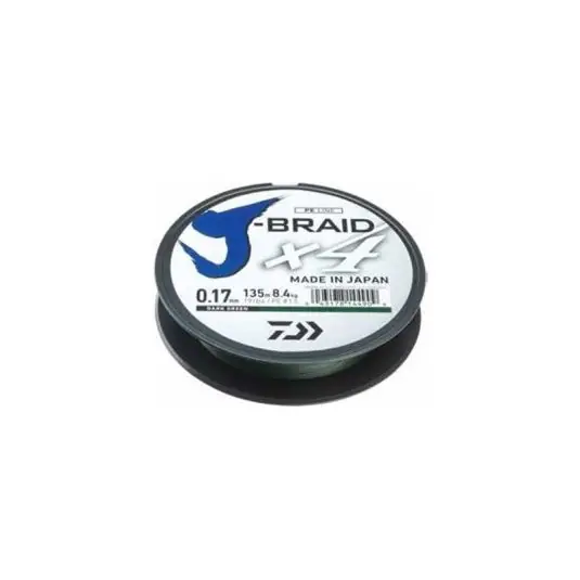 Fir textil Daiwa J-Braid 4X Green 0.10mm/3.8kg/135m Cumpără acum